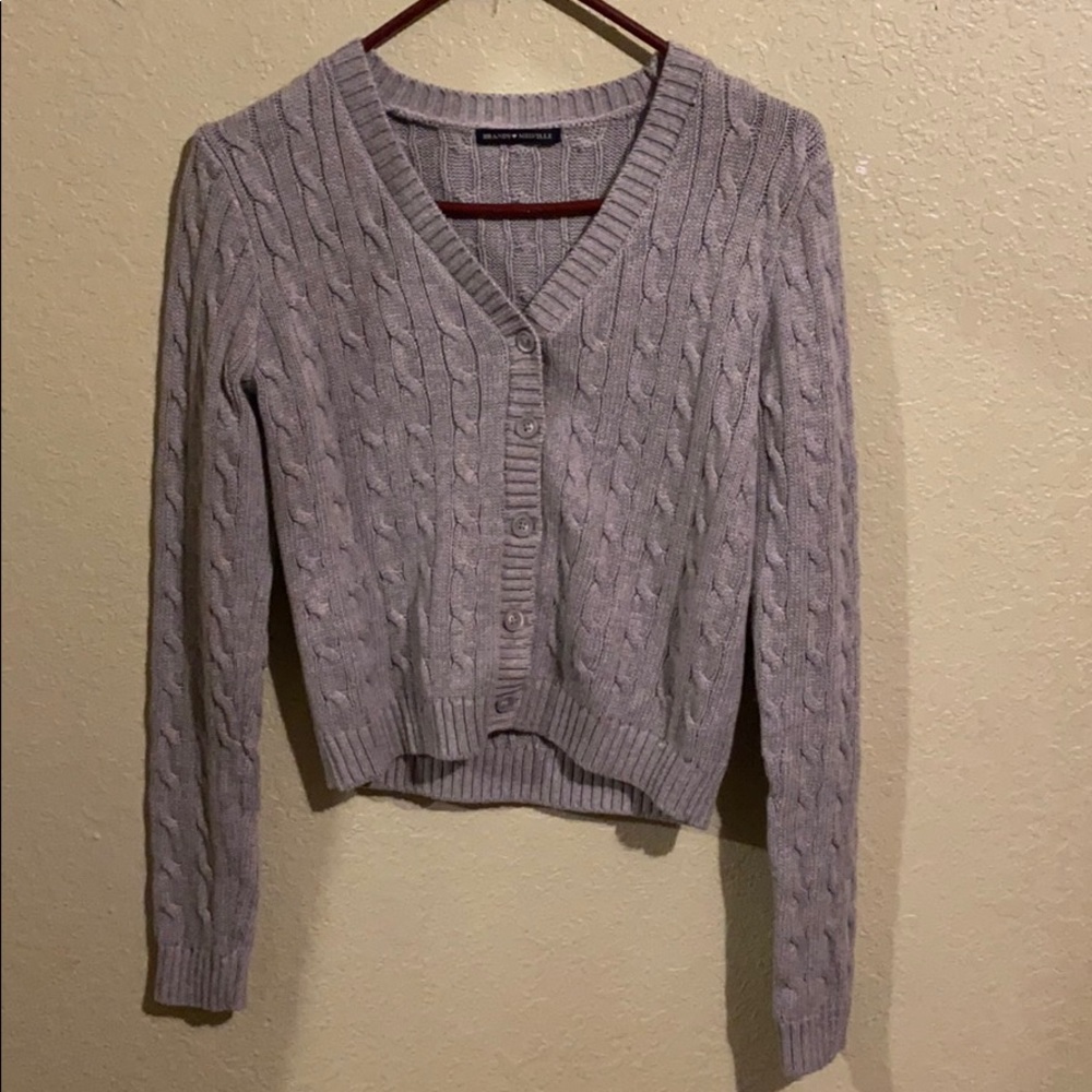 brandy melville grey elizabeth sweater